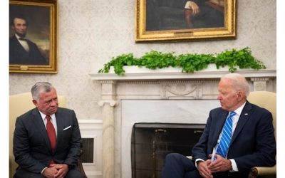 El rey jordano ofrece a Biden asumir el “trabajo duro” de EE.UU. en Oriente Medio