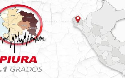 Sismo de 6,1 remece costa norte de Perú