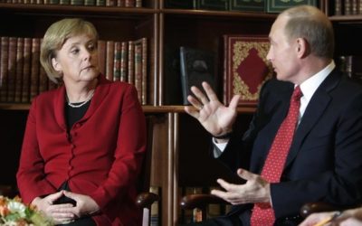 Reunión Merkel-Putin en medio de tensiones