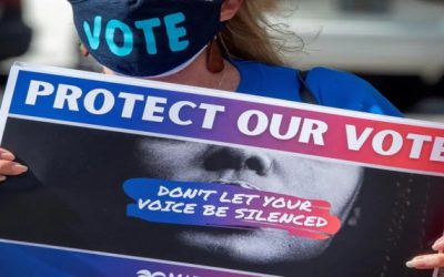 Miles de personas marchan en Washington y otras ciudades en busca de impulsar el derecho al voto