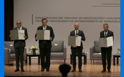 Gobierno y oposición venezolana retoman diálogos en México