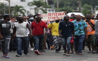 “ No somos criminales”, claman cientos migrantes en protesta al sur de México