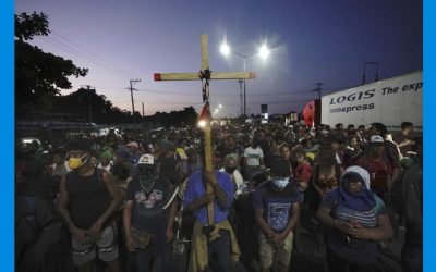 Más de 2.000 migrantes siguen en ruta por el sur México