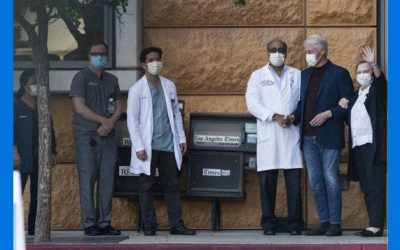 El expresidente Clinton sale de hospital en California