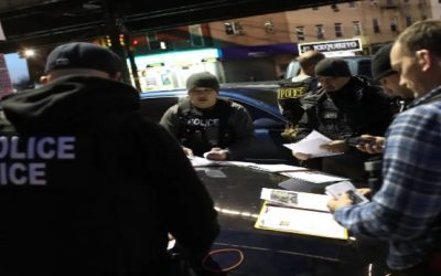 Bloquean entrada de cárcel en Nueva Jersey para exigir la liberación de inmigrantes