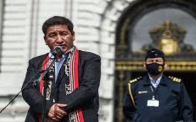 Presidente de Perú acepta la renuncia de su primer ministro