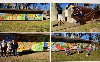 Autoridades presentan nuevo mural en Parque Slater