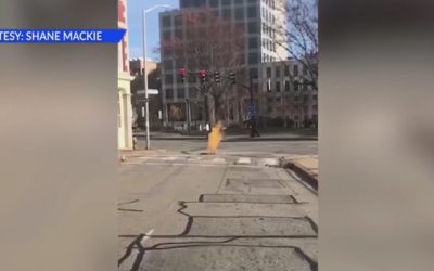 Tapas cajas registro vuelan por los aires luego de fuerte explosión.