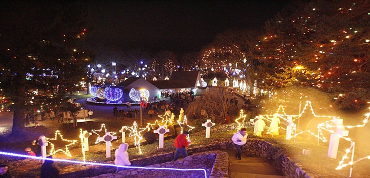 La Salette «Festival de las luces» abre de nuevo para la temporada navideña