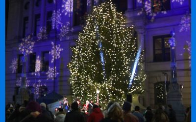 Providence enciende su árbol navideño e inaugura temporada pista patinaje con atleta olímpica Nancy Kerrigan.