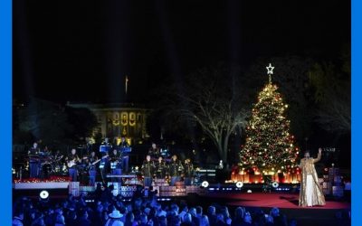 Biden enciende el tradicional Árbol Nacional de Navidad