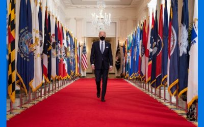 Aprobación de Biden en 43% al cumplir primer año en la Casa Blanca