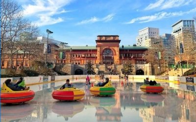 Autos chocones sobre hielo regresan a Pista Patinaje Providence BankNewport City Center