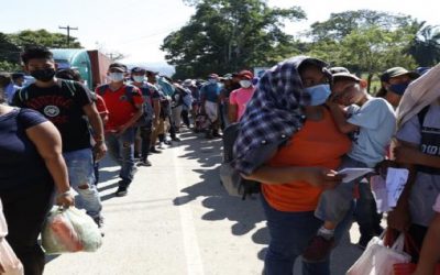 Parte de Honduras caravana de 600 migrantes, rumbo a EEUU