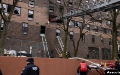 Heridos graves tras incendio en Nueva York que causó 19 muertos