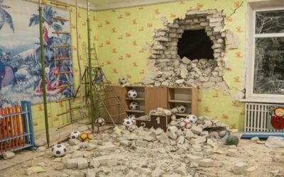 En el volátil este de Ucrania, un día de bombardeos, apagones y miedo