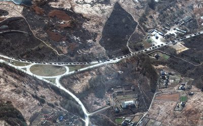 El convoy militar ruso que se acerca a Kyiv tiene más de 64 km de largo