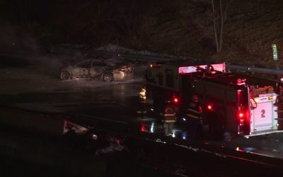 Accidente vehícular deja dos heridos.