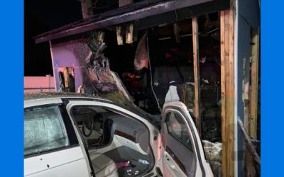 Hombre se estrella con cobertizo de una casa luego de sobredosis.