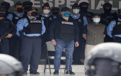 Expresidente de Honduras es arrestado a petición de EEUU