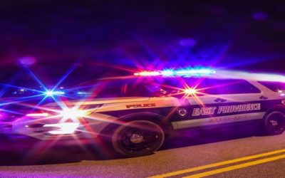 Policía East Providence investiga asalto a TD Bank.