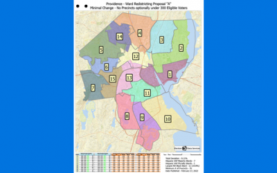 Posibles mapas de distritos electorales en la ciudad de Providence son publicados.