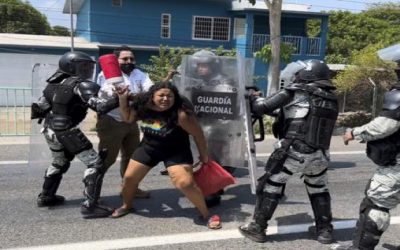 Marcha de migrantes sale de sur de México rumbo a EEUU