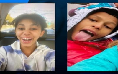 Autoridades buscan a dos menores desaparecidos.