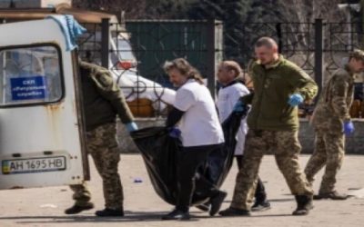 Ataque aéreo ruso alcanza estación de tren en Ucrania