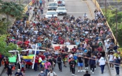 EEUU intercepta cifra récord de migrantes en frontera con México en marzo