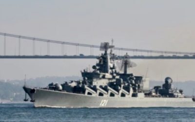 Rusia: buque insignia del Mar Negro fue seriamente dañado