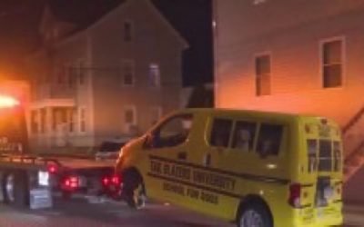 Camioneta con dos perros robada en Wrentham fue encontrada en Pawtucket.