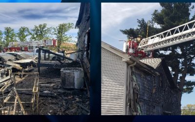 Incendio de vivienda deja 4 personas sin hogar.