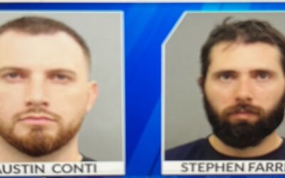 Dos hombres arrestados por colocar volantes nacionalistas.