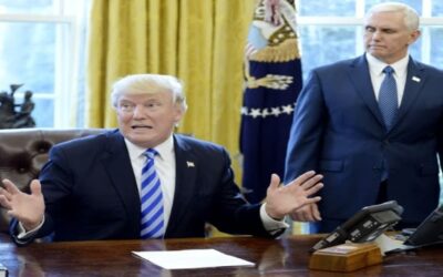 Trump y Pence intensifican su rivalidad en dos mítines en Arizona