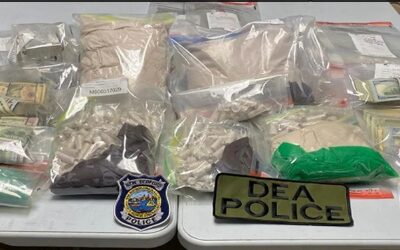 10 arrestados, 15 kilos de fentanilo incautados durante operativo policial.