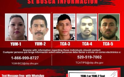 EEUU y México difunden retratos de sospechosos de tráfico humano y de drogas