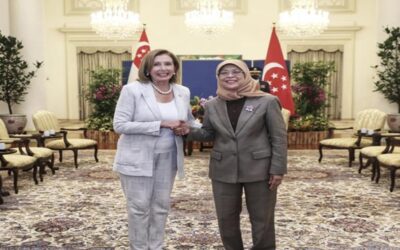 Pelosi llega a Singapur dentro de una gira asiática