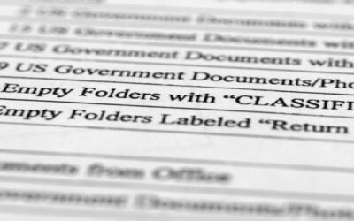 Inventario revela detalles de documentos incautados a Trump