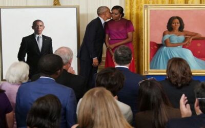 Los Obama vuelven a la Casa Blanca, un lustro después revelan sus retratos oficiales