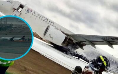 Un avión de Latam choca y deja dos bomberos muertos en Lima