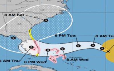 Tormenta Nicole amenaza Bahamas y la costa este de Florida