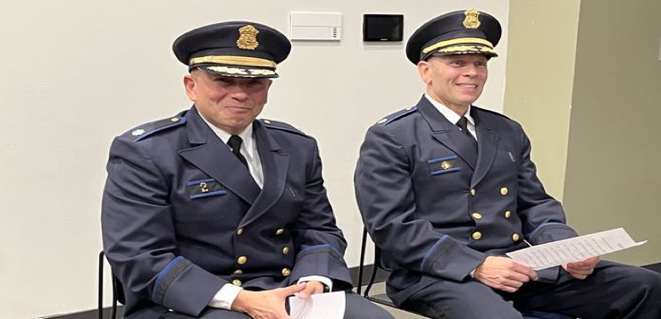 Juramentan Subjefe Policía Providence Oscar Pérez y Mayor Timothy O’Hara