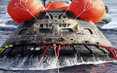 Cápsula Orión regresa a casa tras vuelo de prueba a la Luna