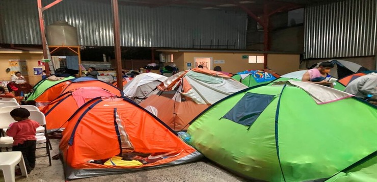 México desmantela campamento de migrantes en el sur