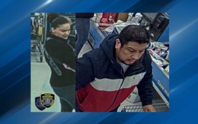 Policía Warwick necesita su ayuda para encontrar a esta pareja sospechosa de robo.