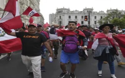 Lima, epicentro de protestas en contra del gobierno de Perú