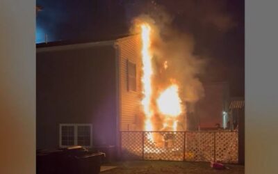 Incendio en Providence: 2 personas escapan ilesas.