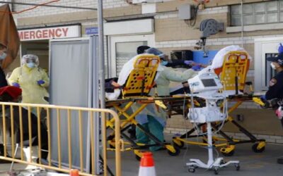 Huelga del personal de enfermería en 2 hospitales de NY