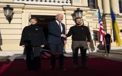 Biden en Ucrania ante aniversario de guerra: “Kiev resiste”